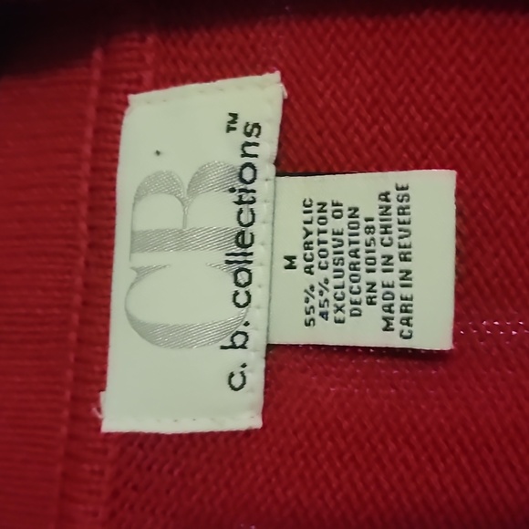 C.B. Collections Holiday Sweater Vest - Picture 5 of 6